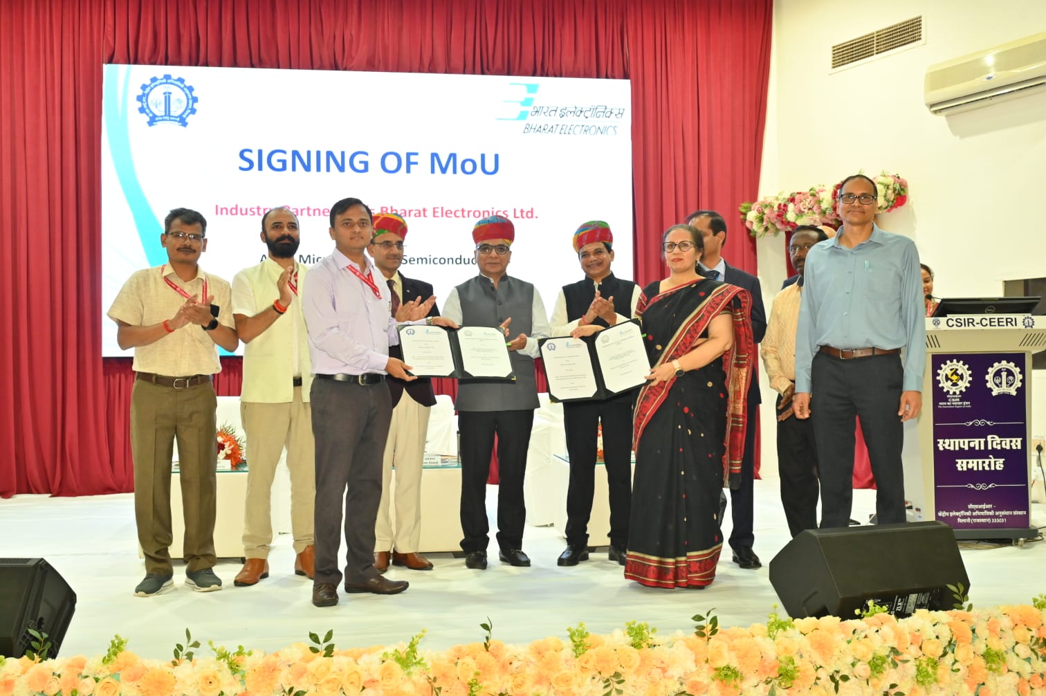 BEL, CSIR-CEERI ink MoU to Develop Advanced Technologies
